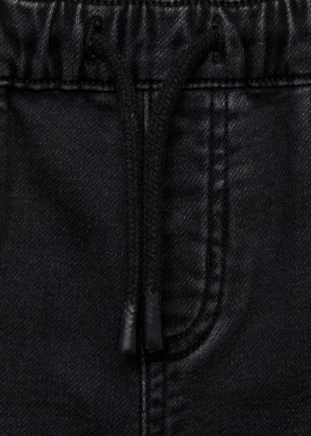 Bermuda Comfy Denim Noir - Garçon
