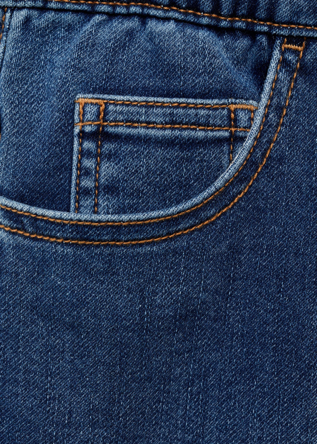 Comfy Navy Blue Bermuda Shorts - Boy