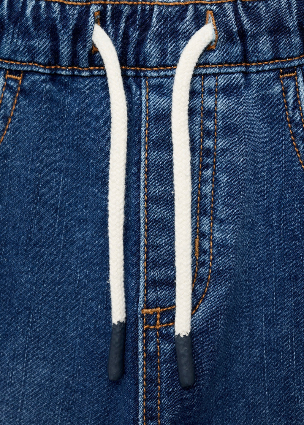 Comfy Navy Blue Bermuda Shorts - Boy