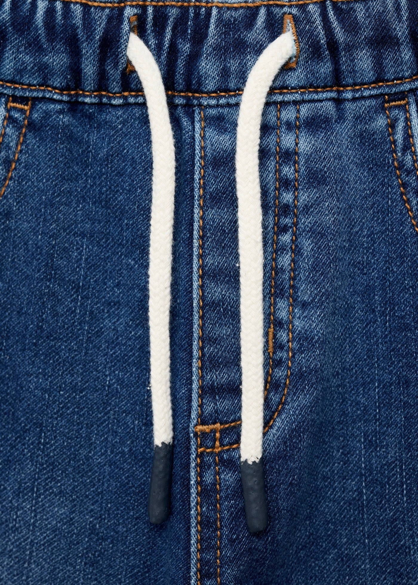 Comfy Navy Blue Bermuda Shorts - Boy