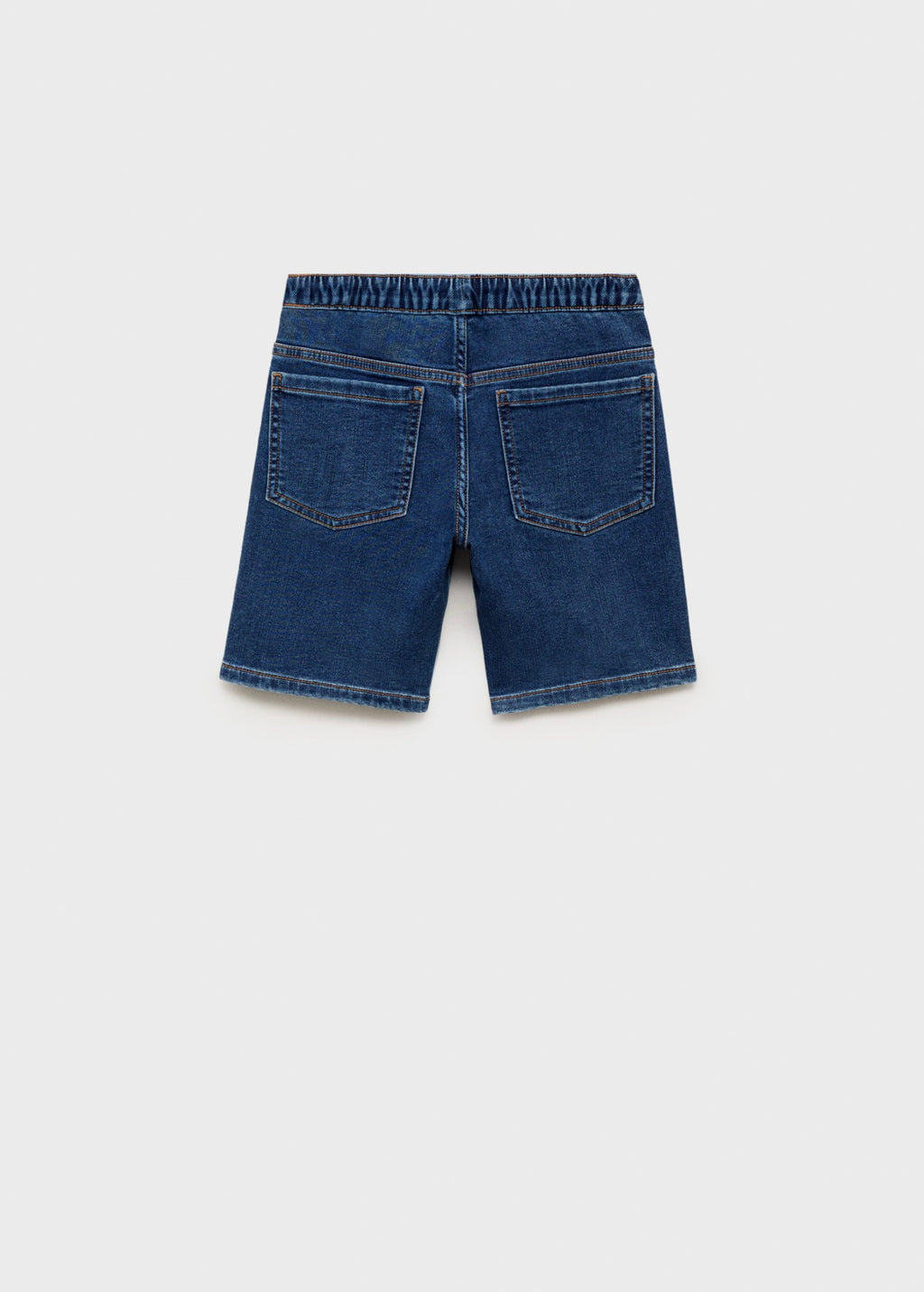 Comfy Navy Blue Bermuda Shorts - Boy
