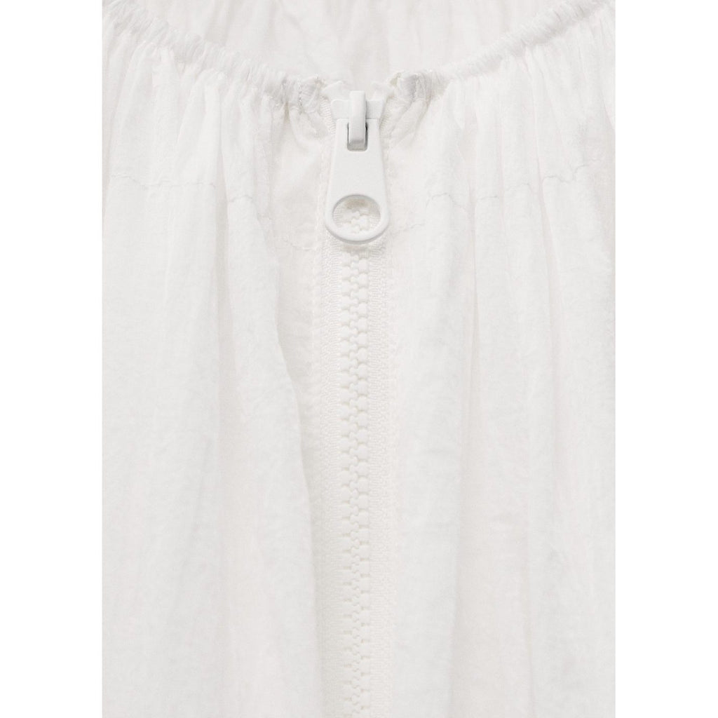 Veste Semi-Transparente Froncée
