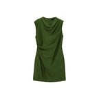 Robe Texturée Drapée