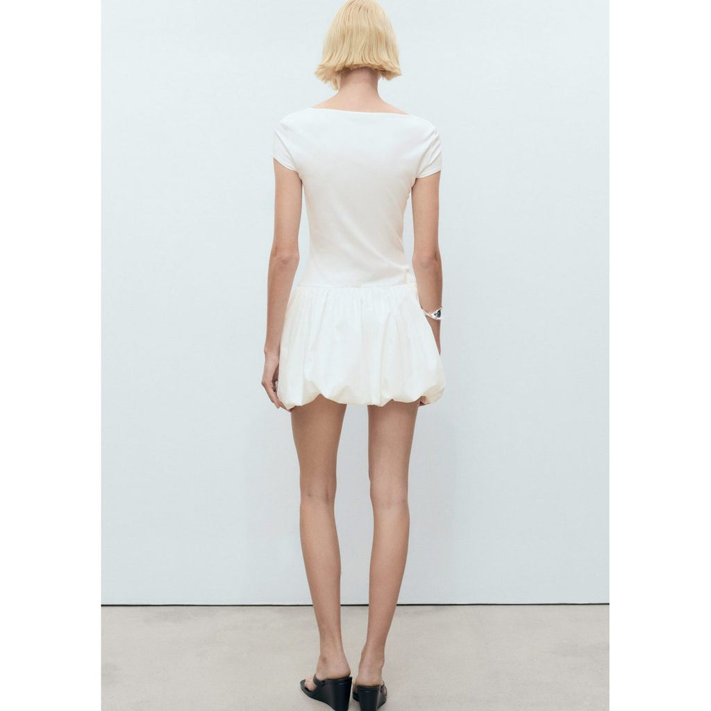 Robe Combinée Bas Bouffant