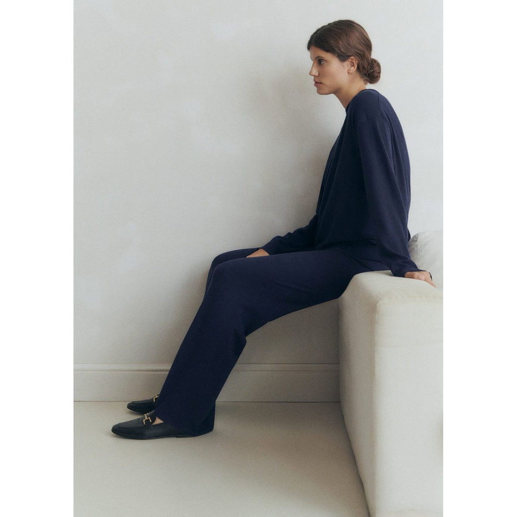 Pantalon De Grossesse Maille Wideleg