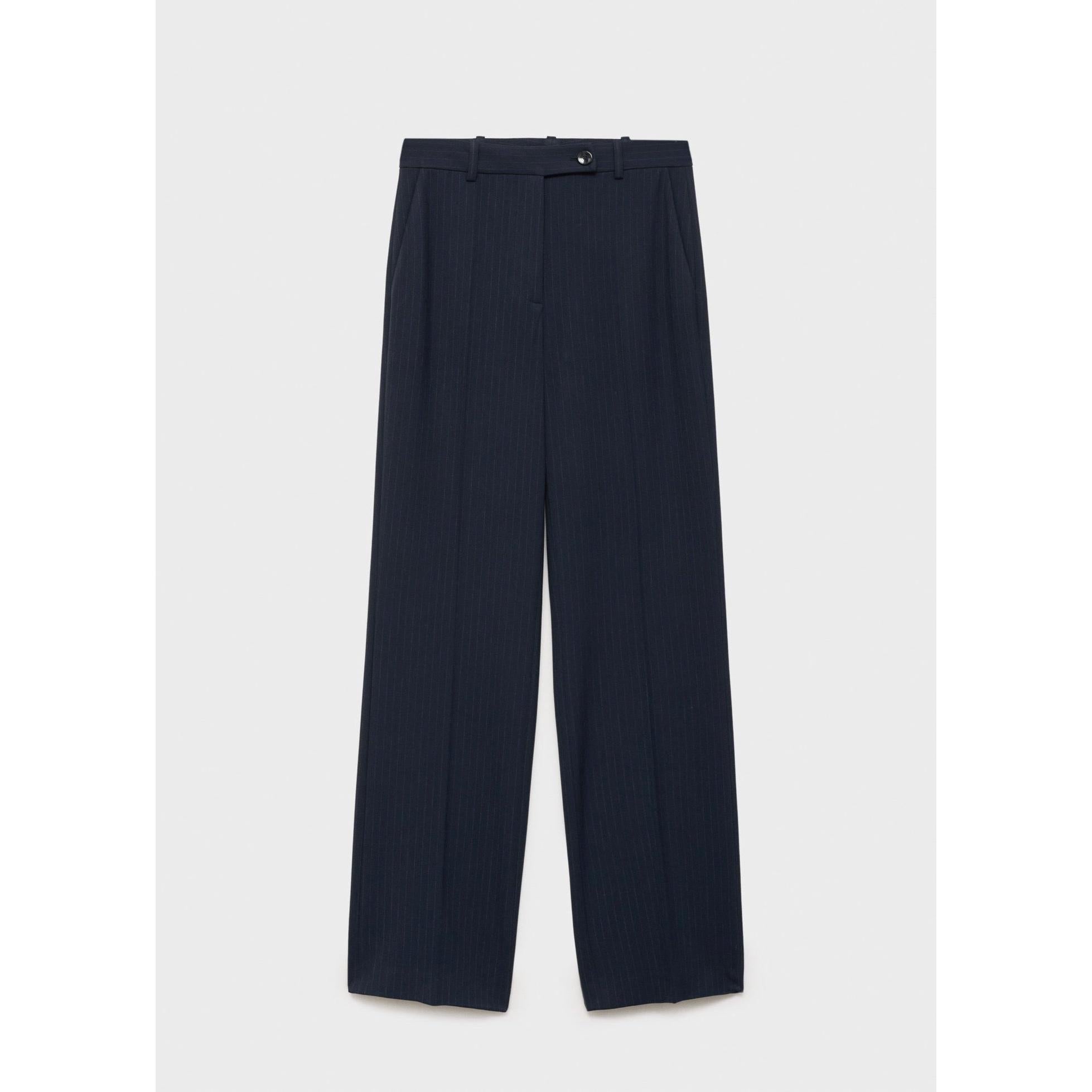 Pantalon De Costume Fines Rayures