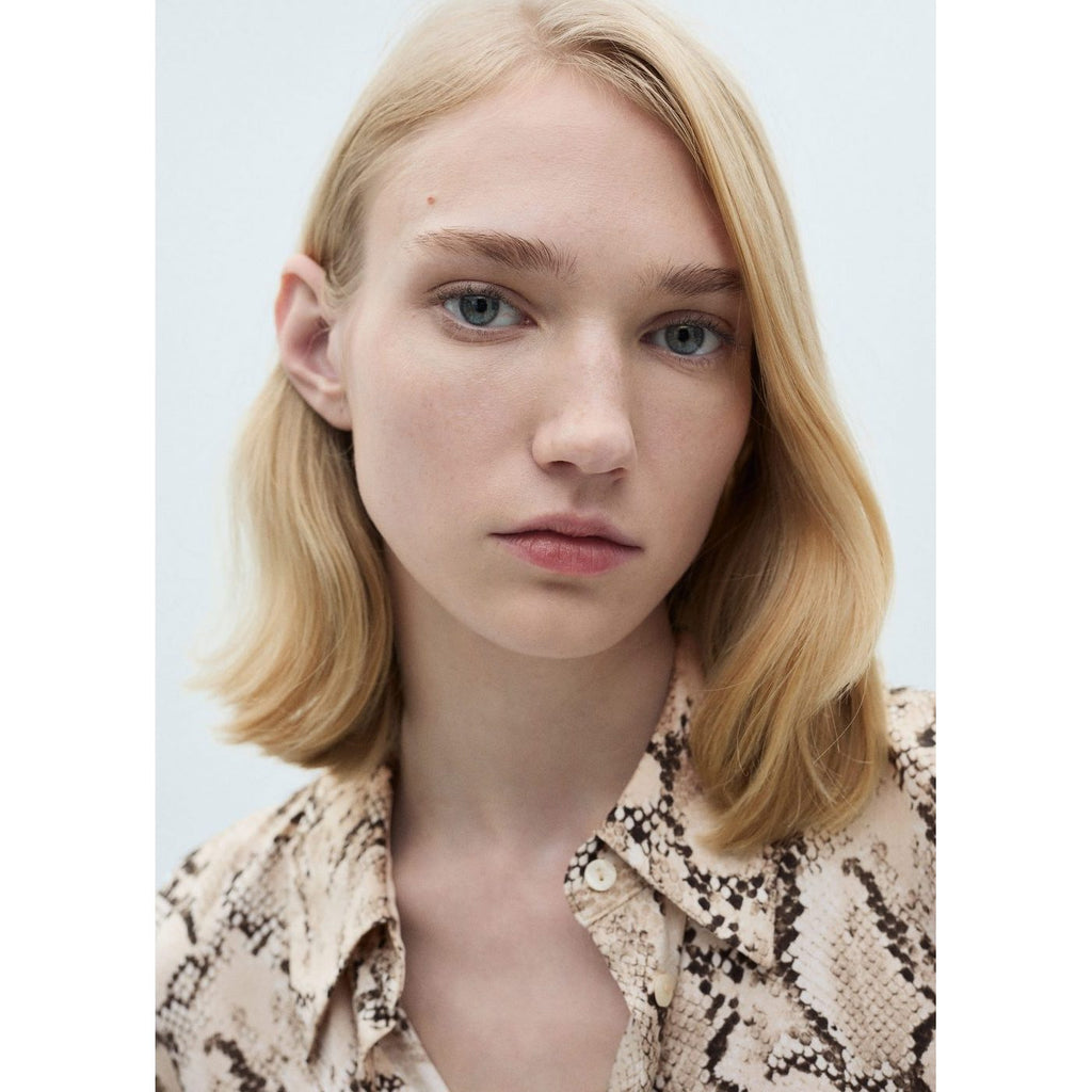 Camisa Satinada Estampada