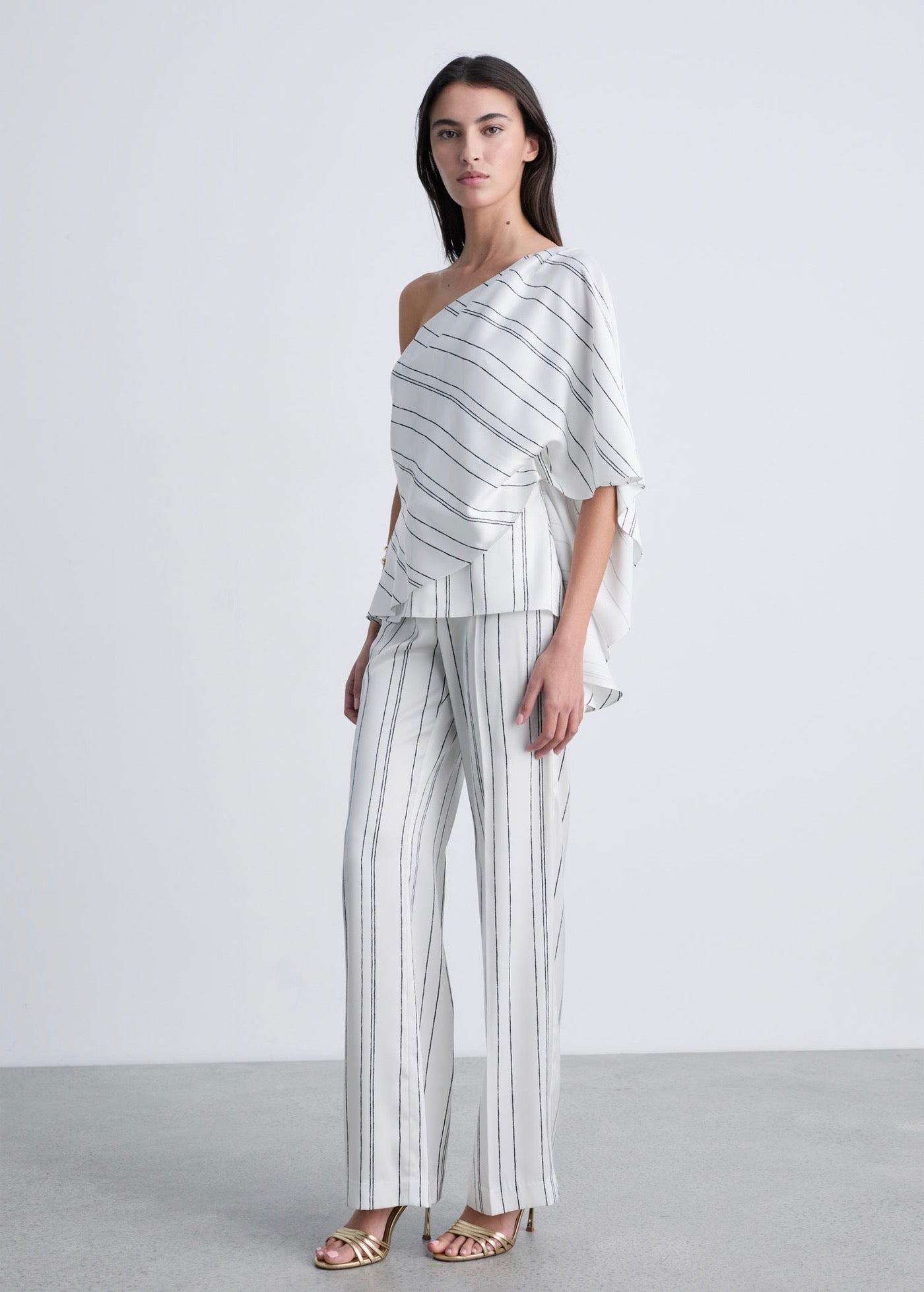Blouse Asymétrique Rayures