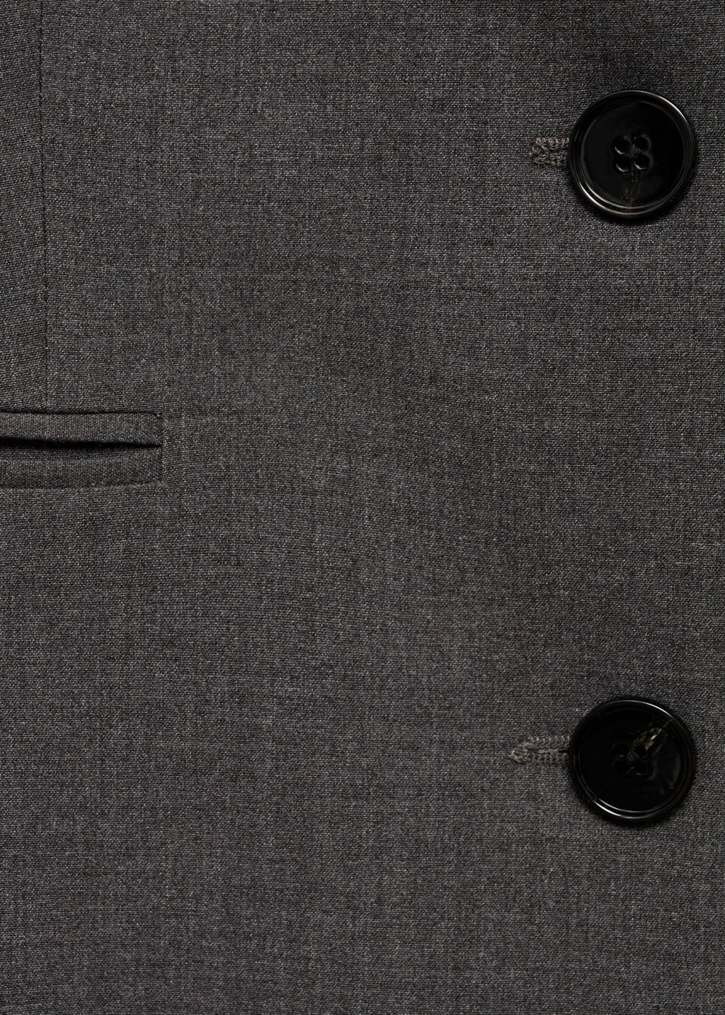 Blazer Costume Droit À Boutons