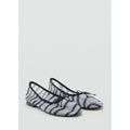 Ballerines En Maille Filet Imprimé Animal