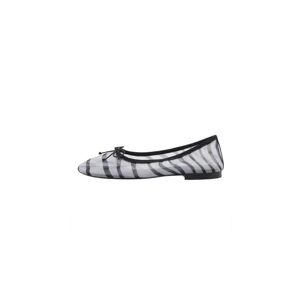 Ballerines En Maille Filet Imprimé Animal
