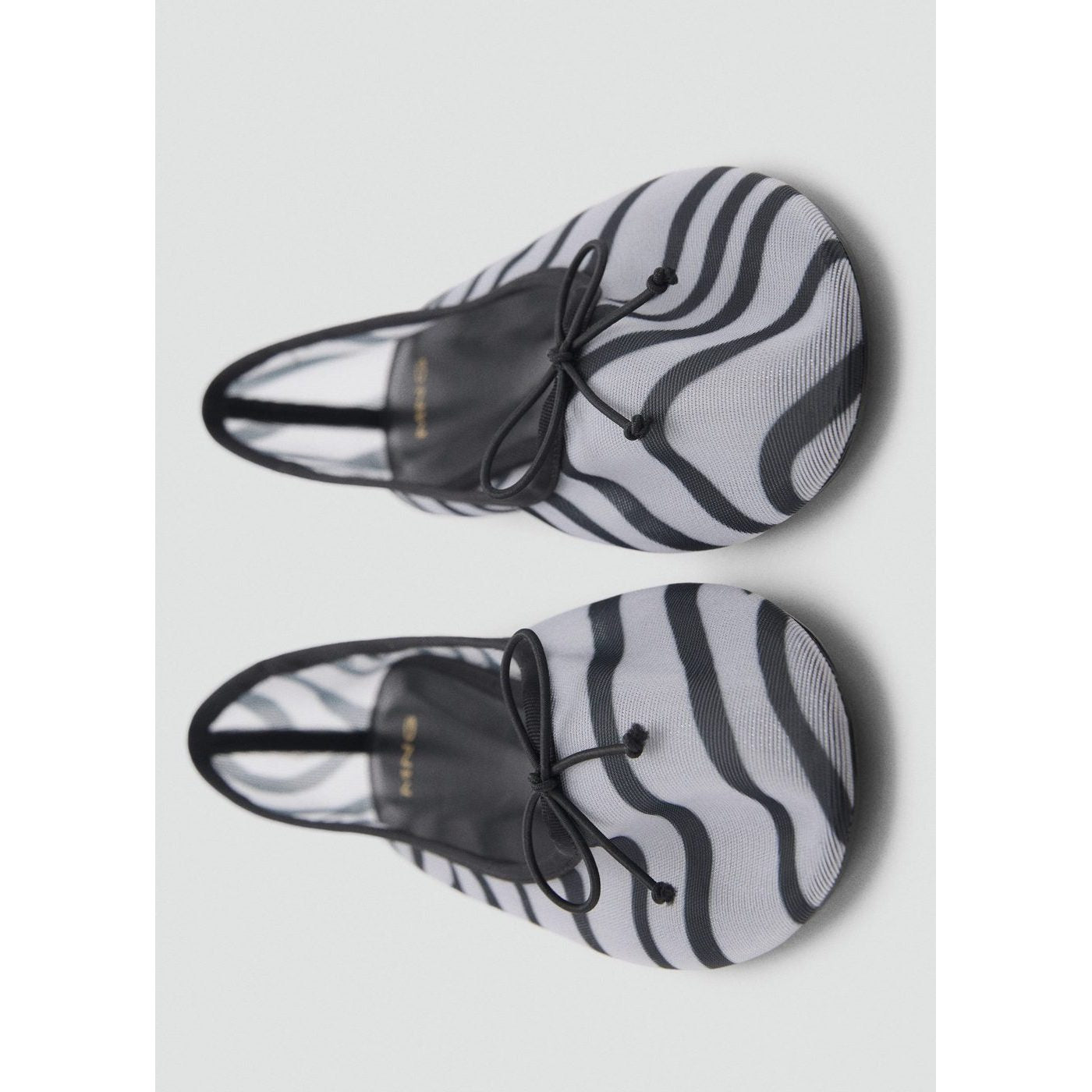 Ballerines En Maille Filet Imprimé Animal