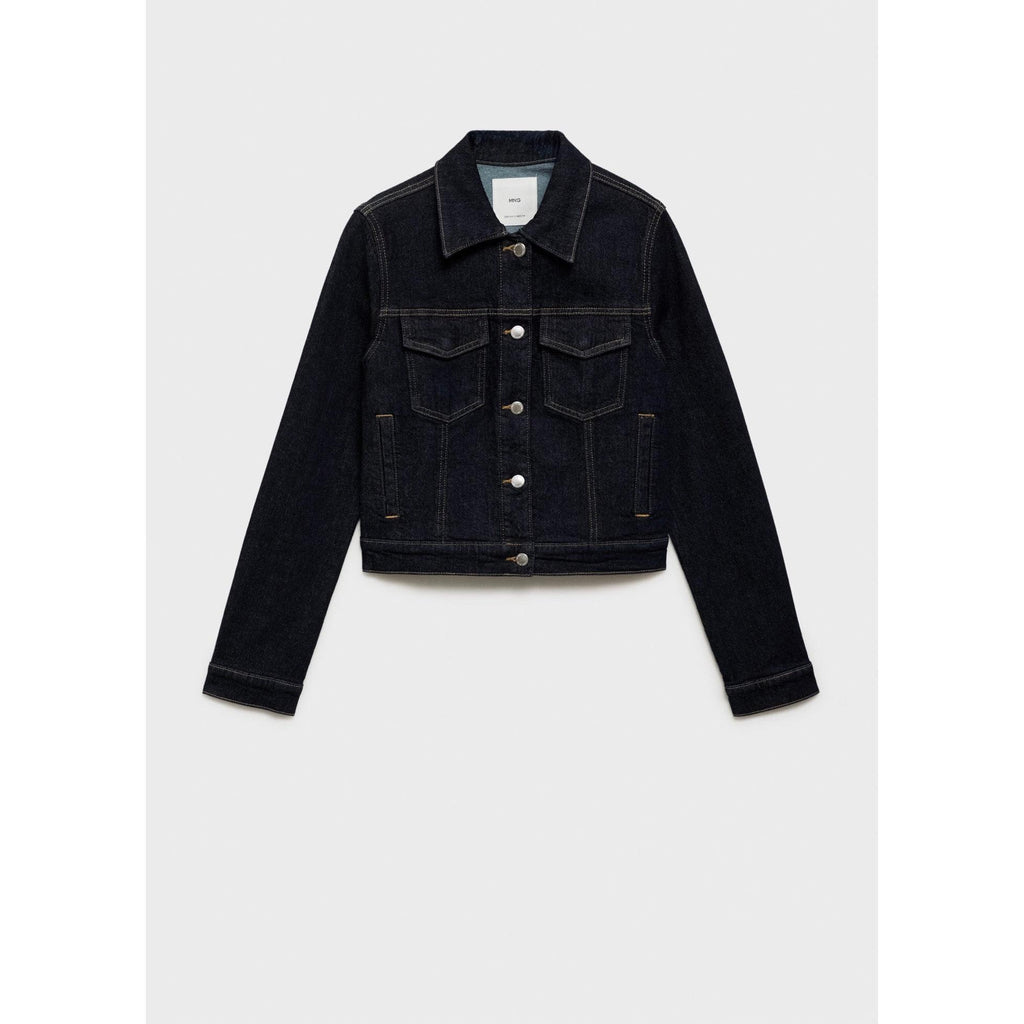 Pocket Denim Jacket - Open Blue