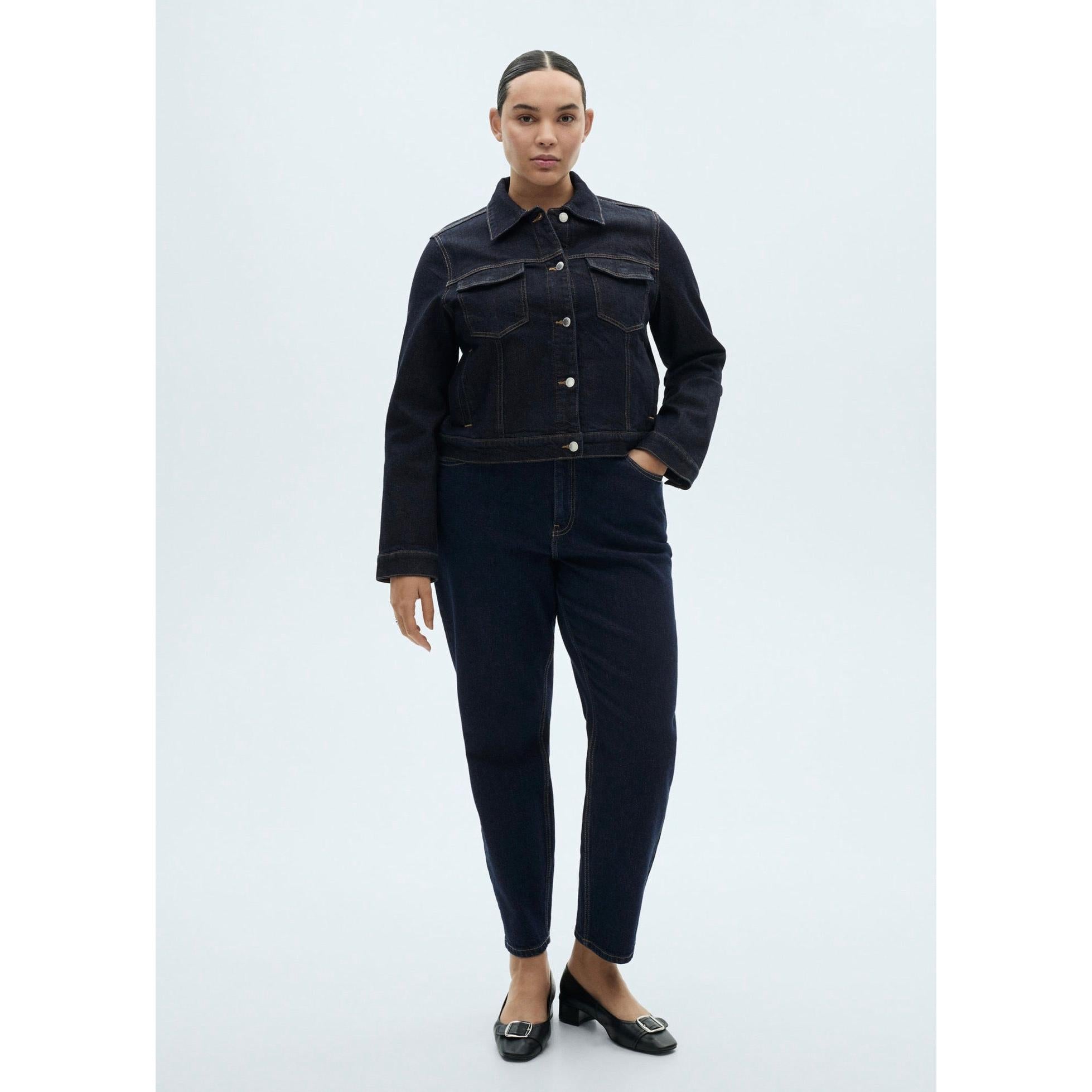 Pocket Denim Jacket - Open Blue