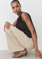 Pantalon Wideleg Taille Élastique