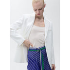 Jupe Midi Rayures Ceinture