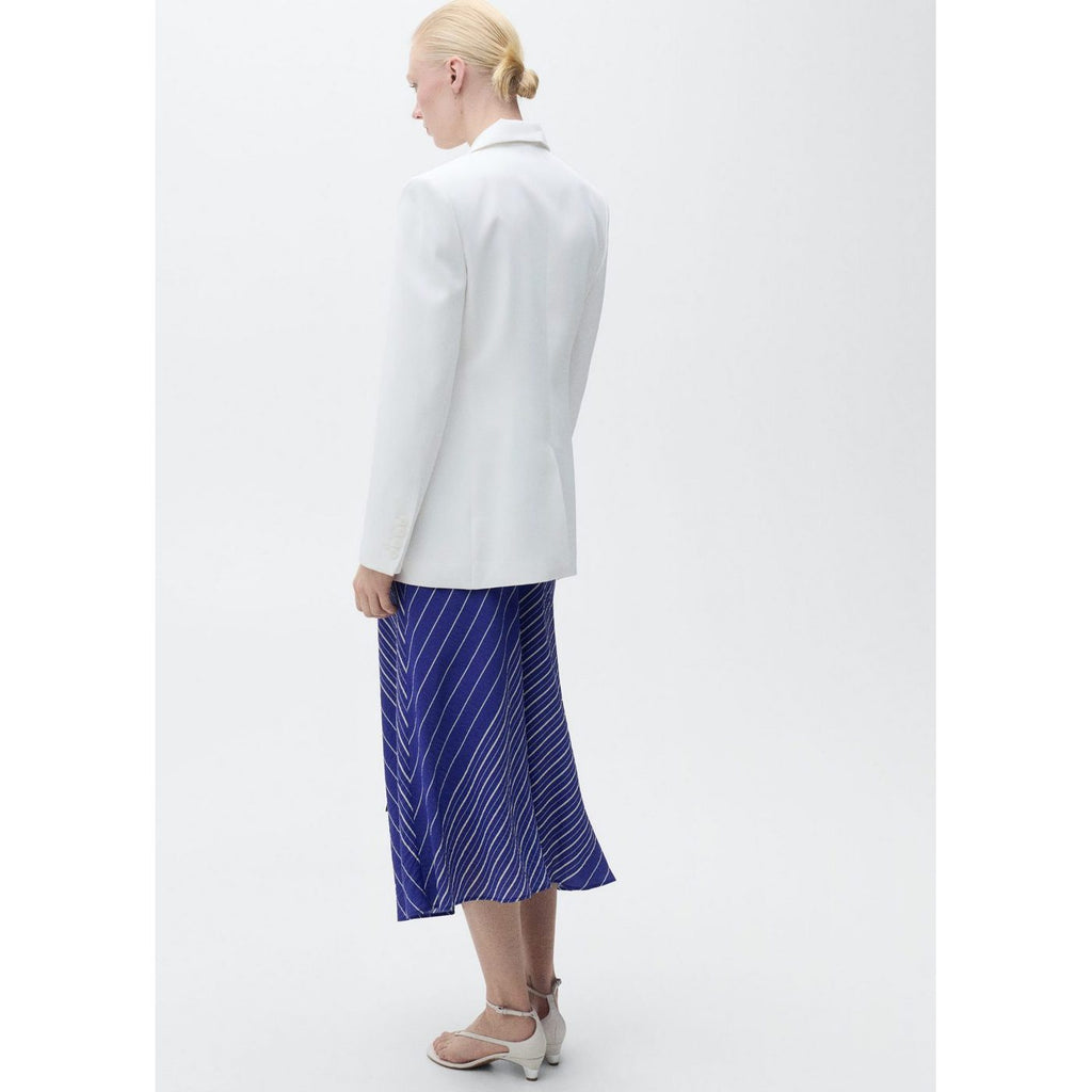 Jupe Midi Rayures Ceinture