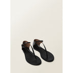 Sandales À Lanières Cuir
