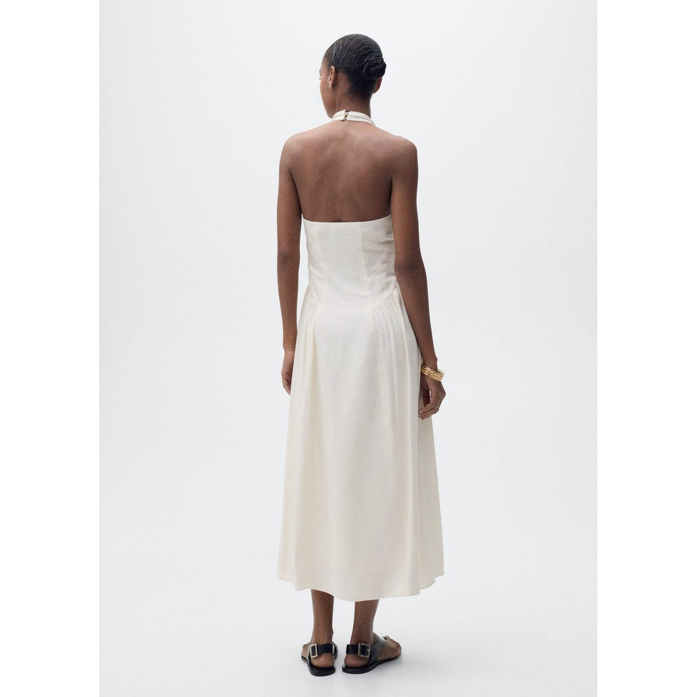 Robe Lin Emmanchures Américaines