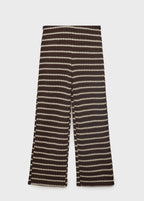 Pantalon Maille En Imprimé Géométrique
