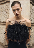 Top a Fascia con Piume