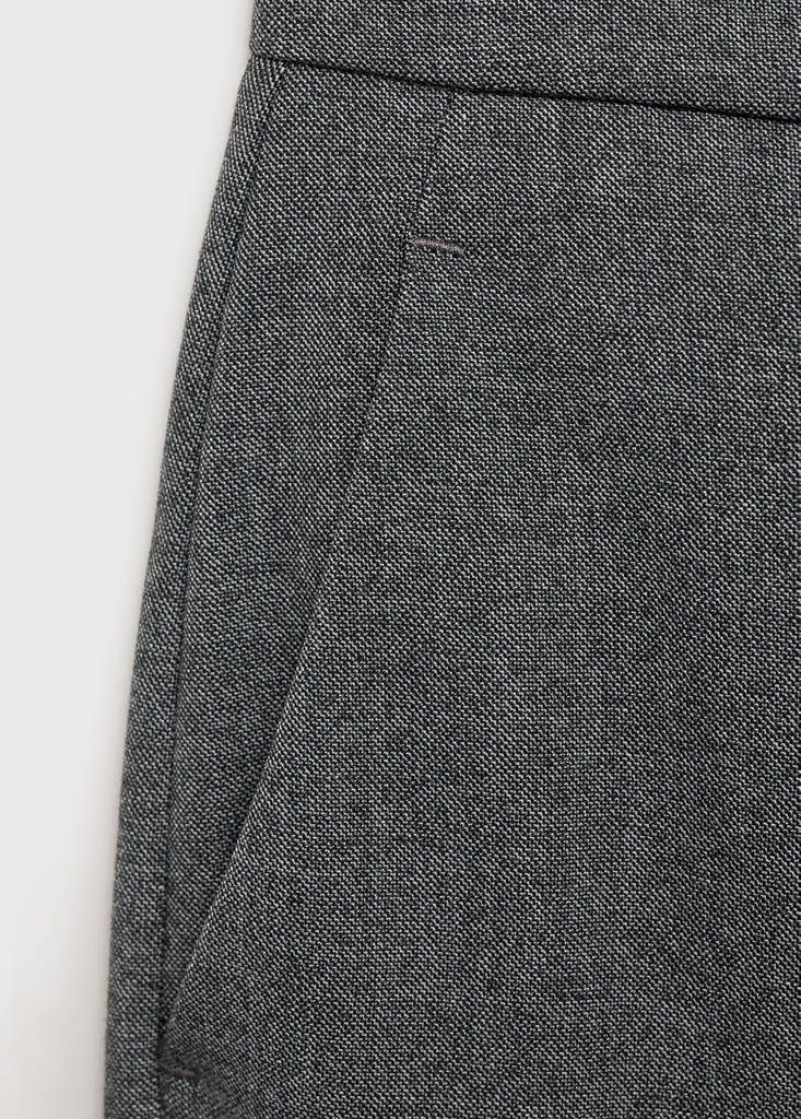 Pantalón Recto Tiro Medio