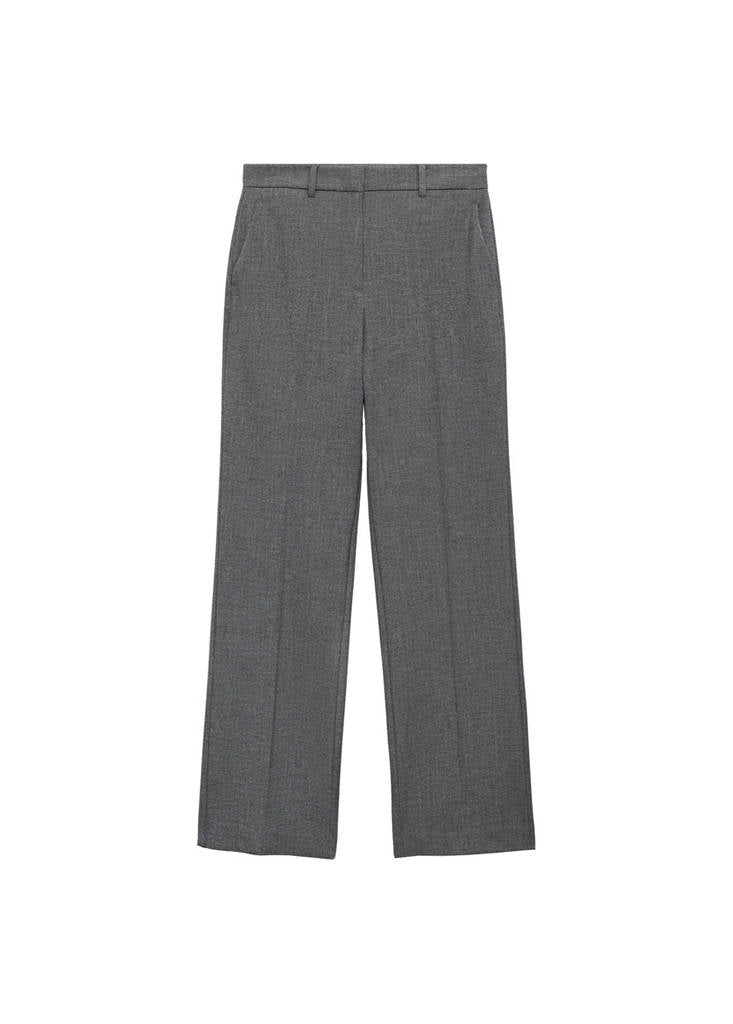 Pantalón Recto Tiro Medio