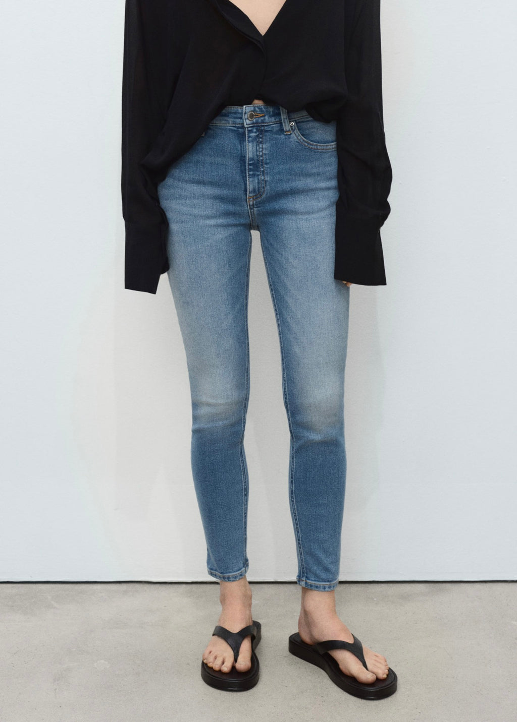 Mid-Rise Skinny Jeans