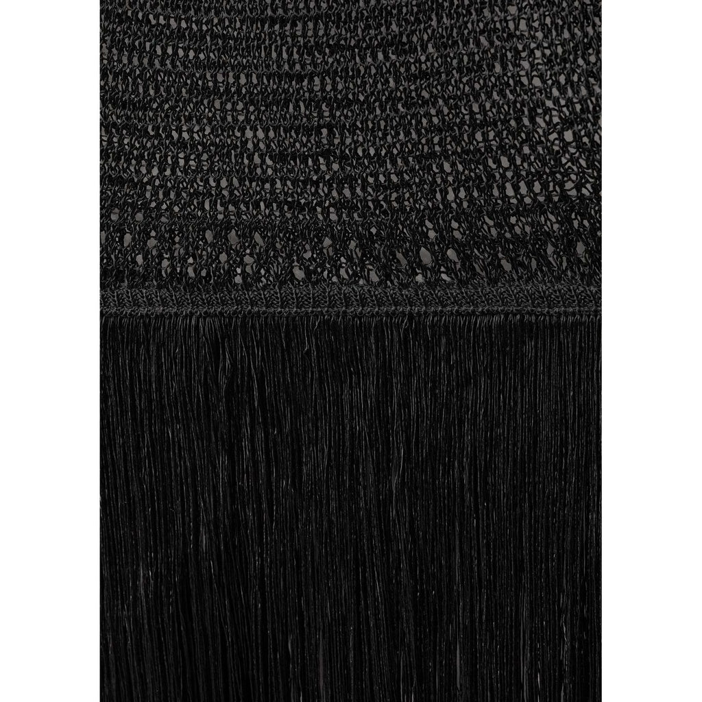 Robe Maille Ajourée Franges
