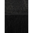 Robe Maille Ajourée Franges