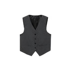 Suit Vest with Adjustable Belt - Gray