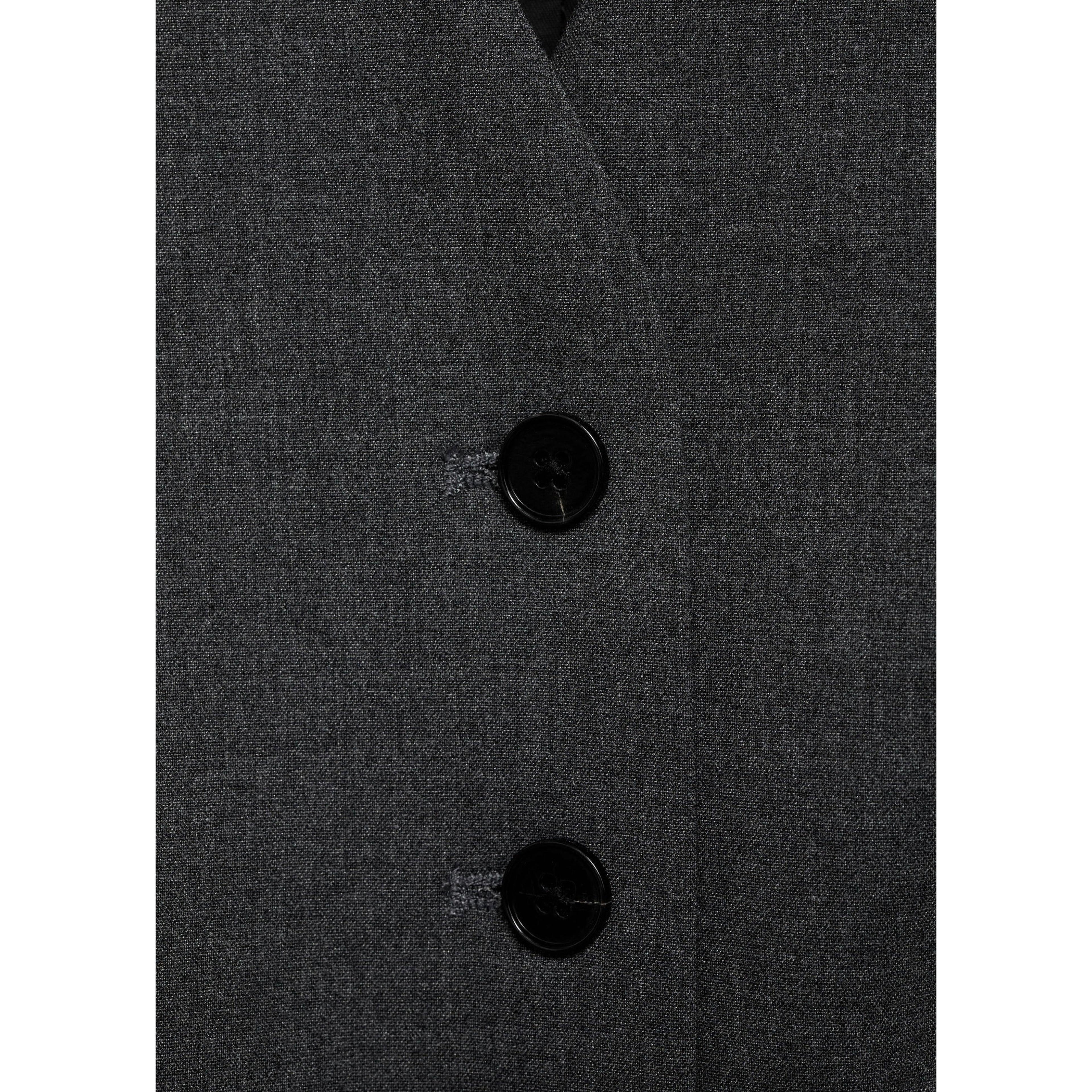 Suit Vest with Adjustable Belt - Gray