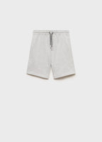 Francia8 Medium Grey Marl Bermuda Shorts - Boy
