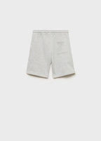 Francia8 Medium Grey Marl Bermuda Shorts - Boy