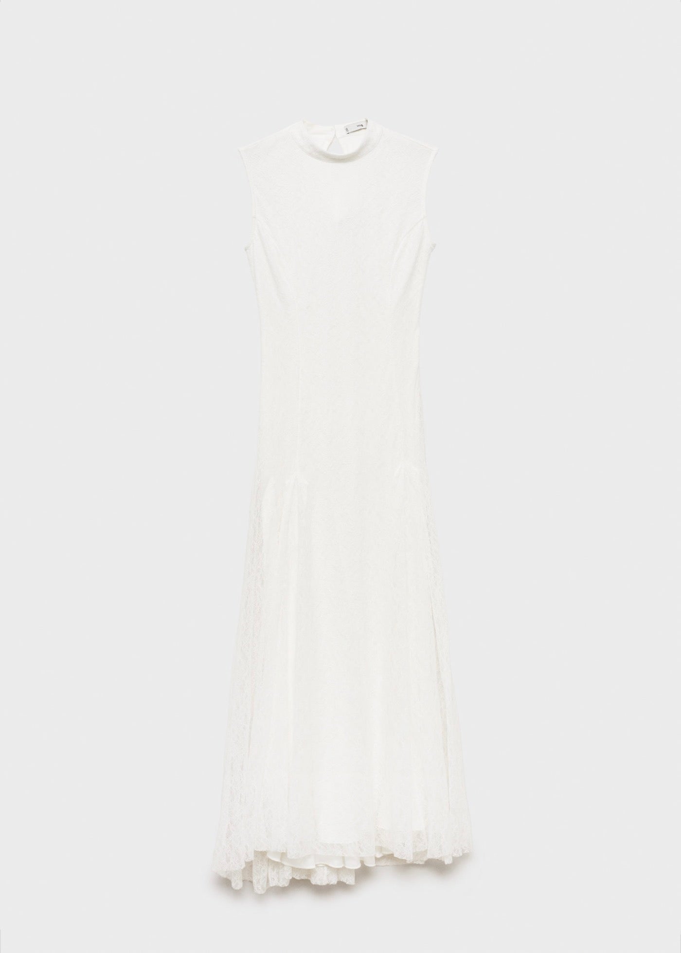 Vestido de Encaje con Pinzas