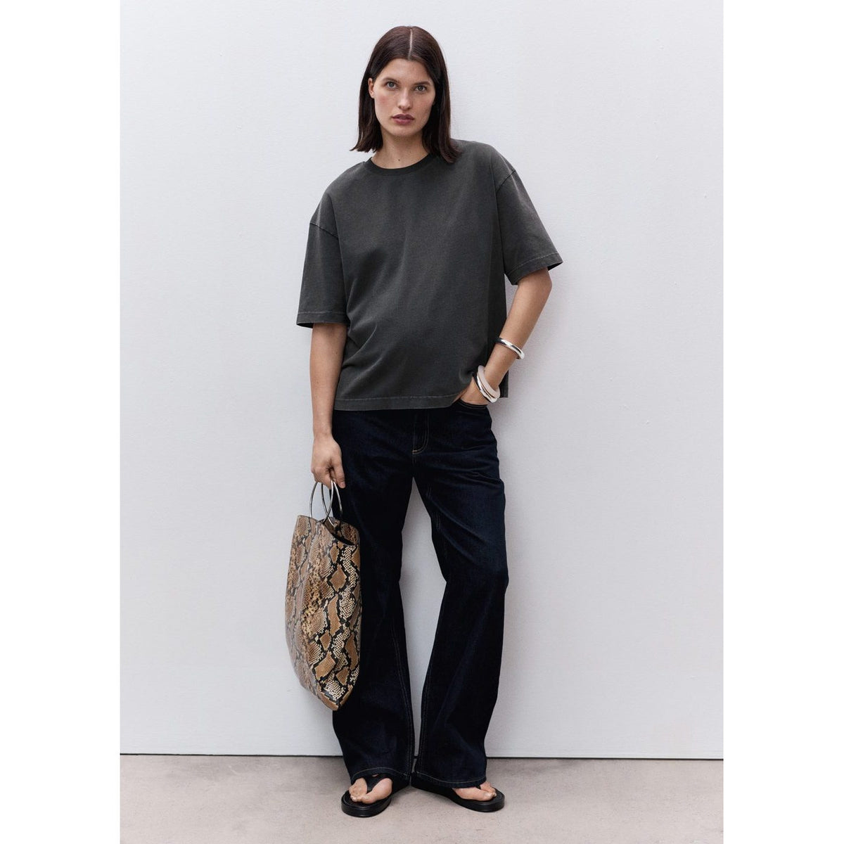 T-Shirt In Cotone Oversize Premaman