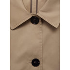 Veste Droite En Coton À Boutons