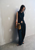 Gilet De Costume Droit En Lyocell