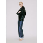 Pantalon Droit Rayures Combinées