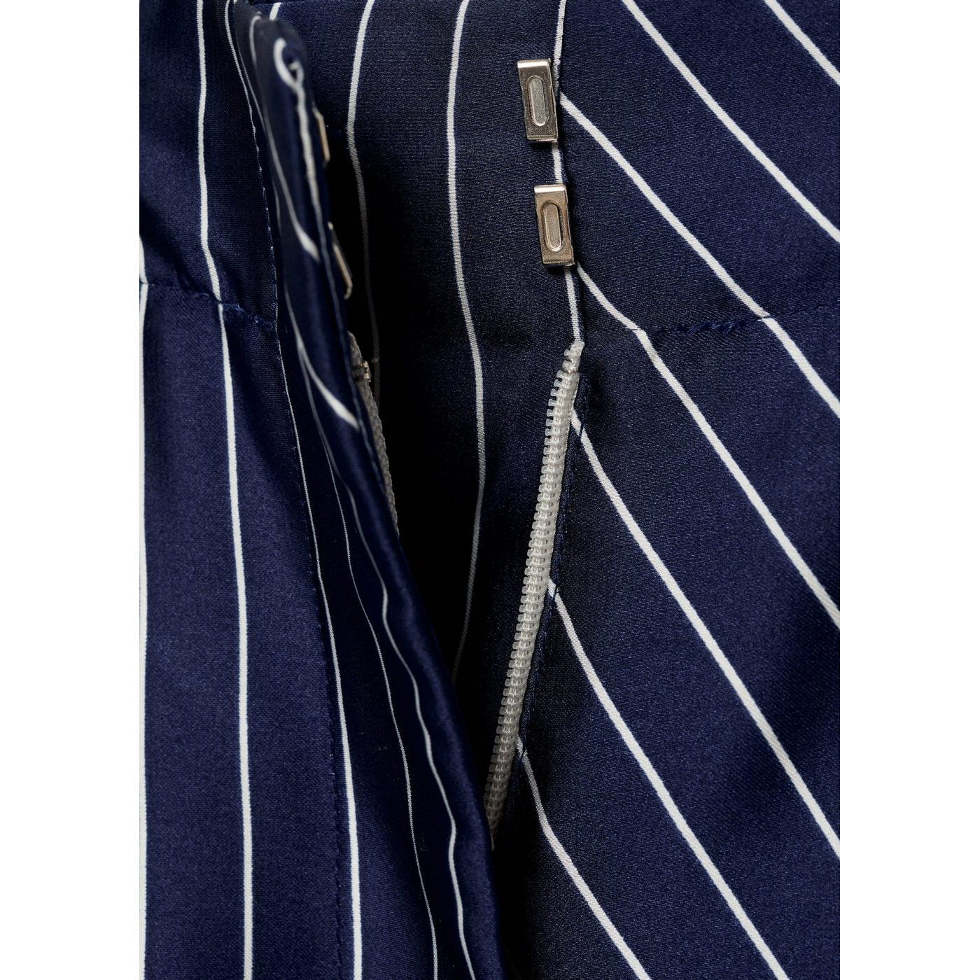 Pantalon Droit Rayures Combinées
