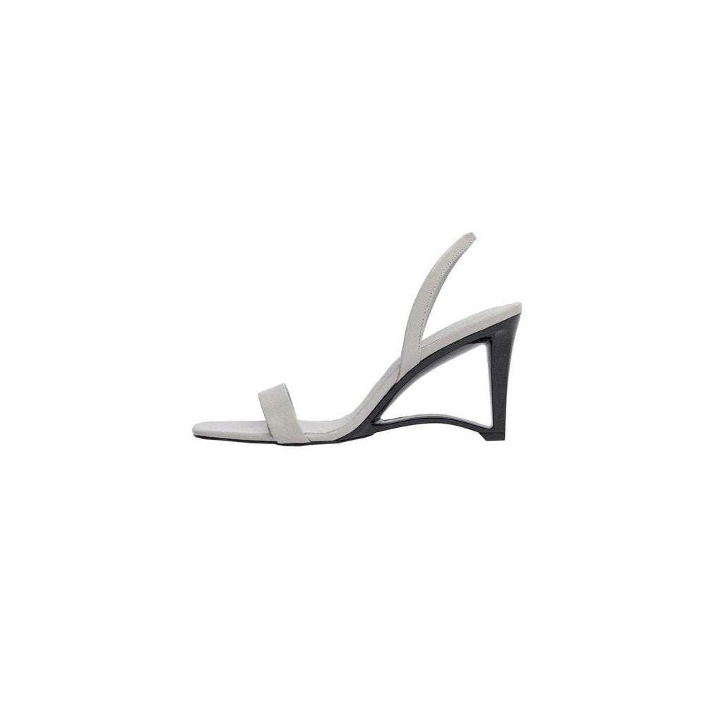 Sandales Cuir Talon Compensé