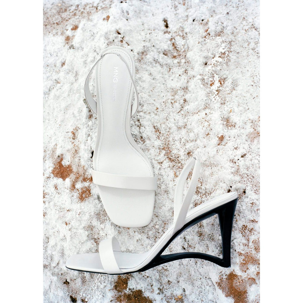 Sandales Cuir Talon Compensé