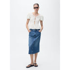 Blouse Texturée Fermeture Ns_x0001_Uds