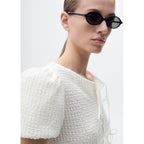 Blouse Texturée Fermeture Ns_x0001_Uds