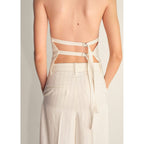 Top Halter Rayures