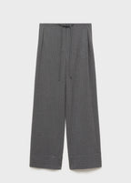 Pantalon Droit Fines Rayures