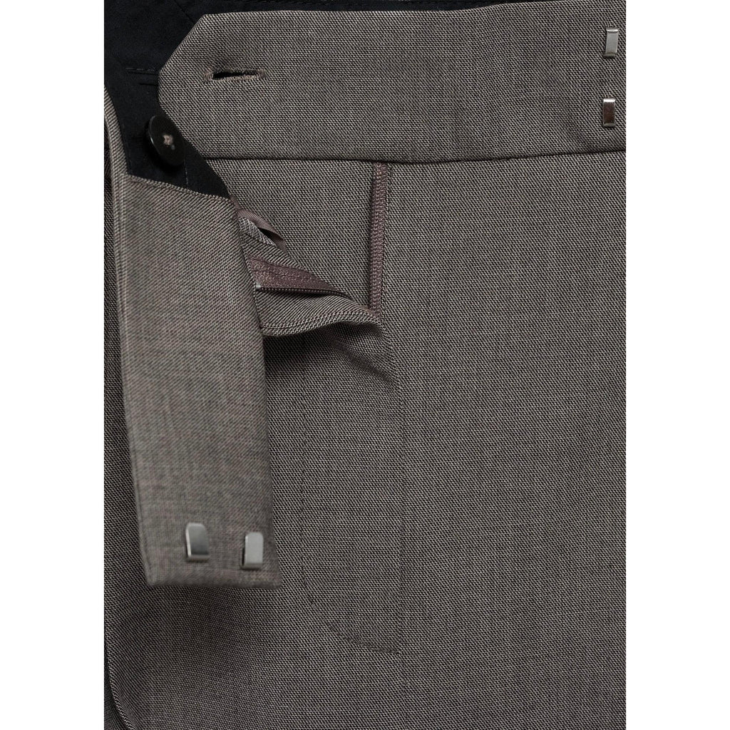 Pantalón de traje ancho - Marrón