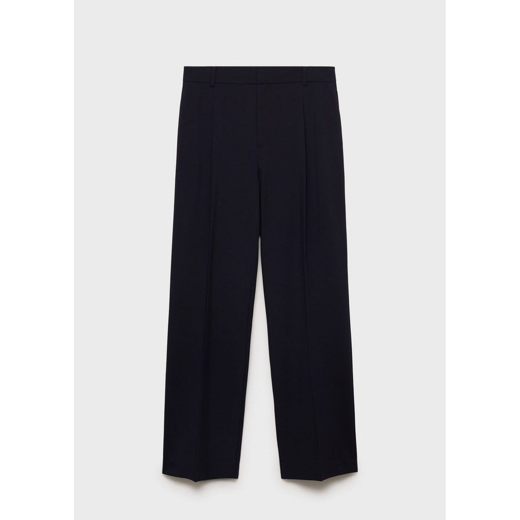 Pantalón Recto Con Pinzas