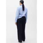 Pantalón Recto Con Pinzas