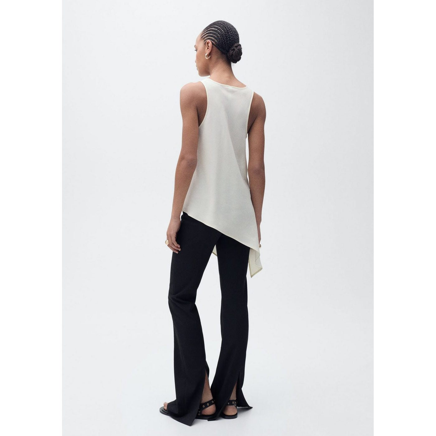 Top Lyocell Asymétrique